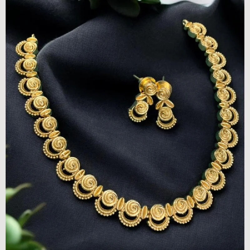 Sona Creation Gold Plated Necklace Set