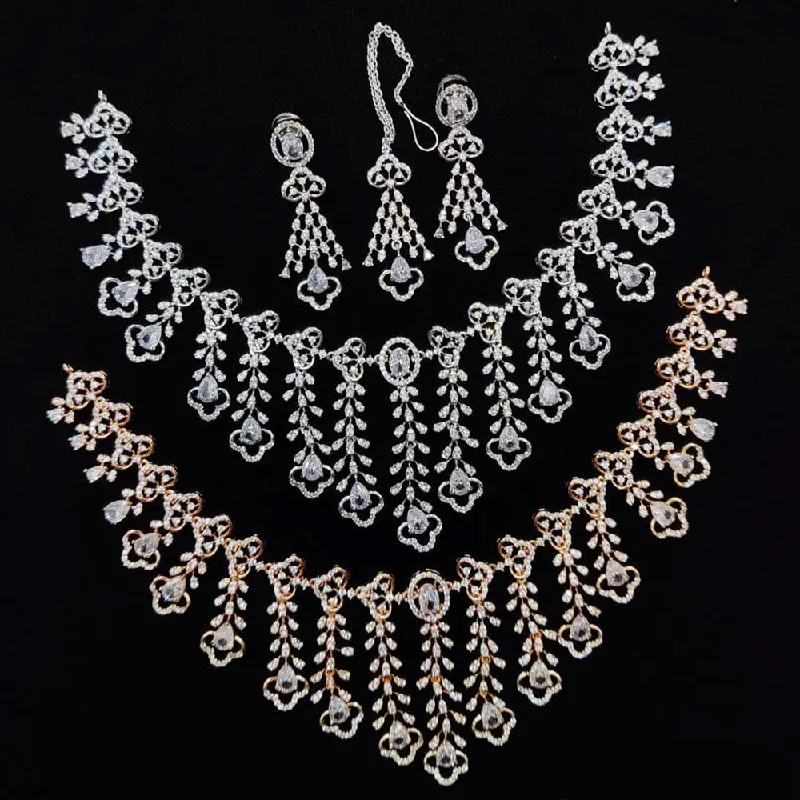 Kavita Art American Diamond Necklace Set